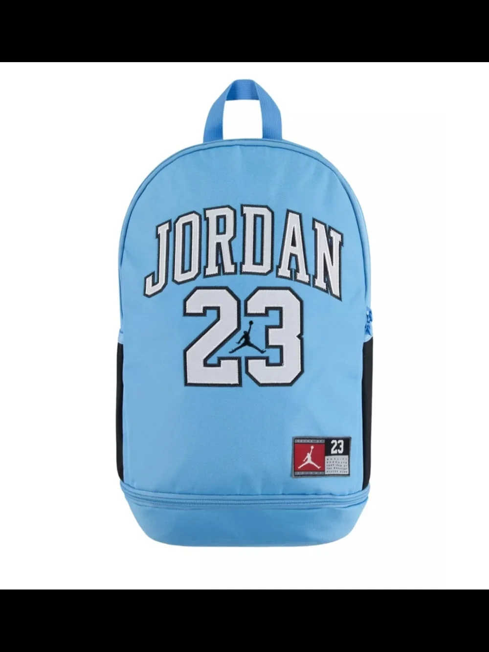 Jordan Light Blue and Black 23 Backpack